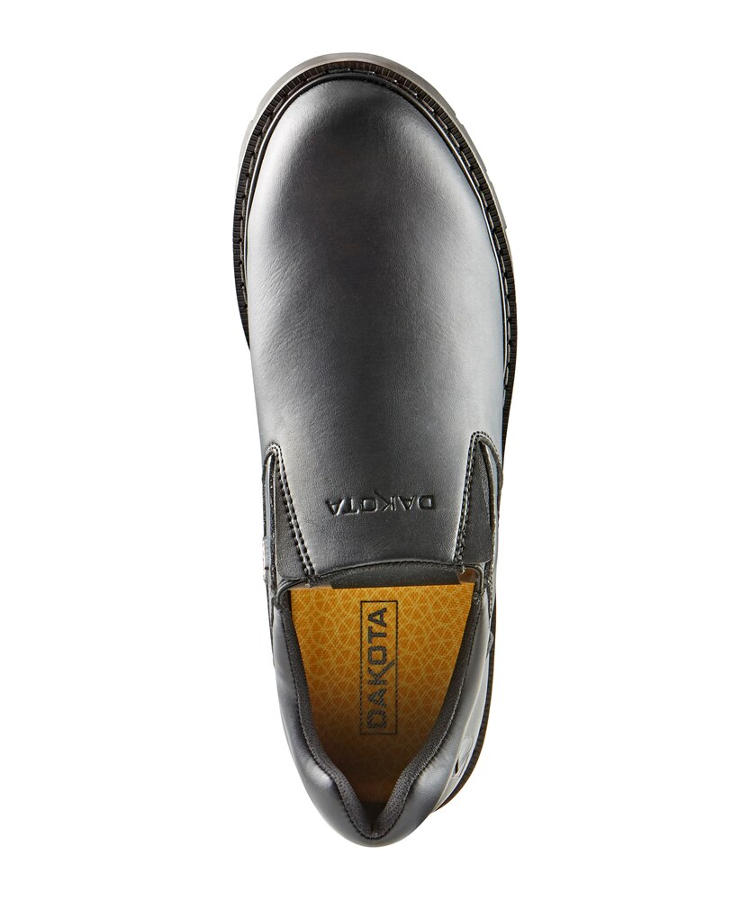 Dakota WorkPro Series Men's Steel Toe Steel Plate Anti Slip Slip On Safety Shoes - Black