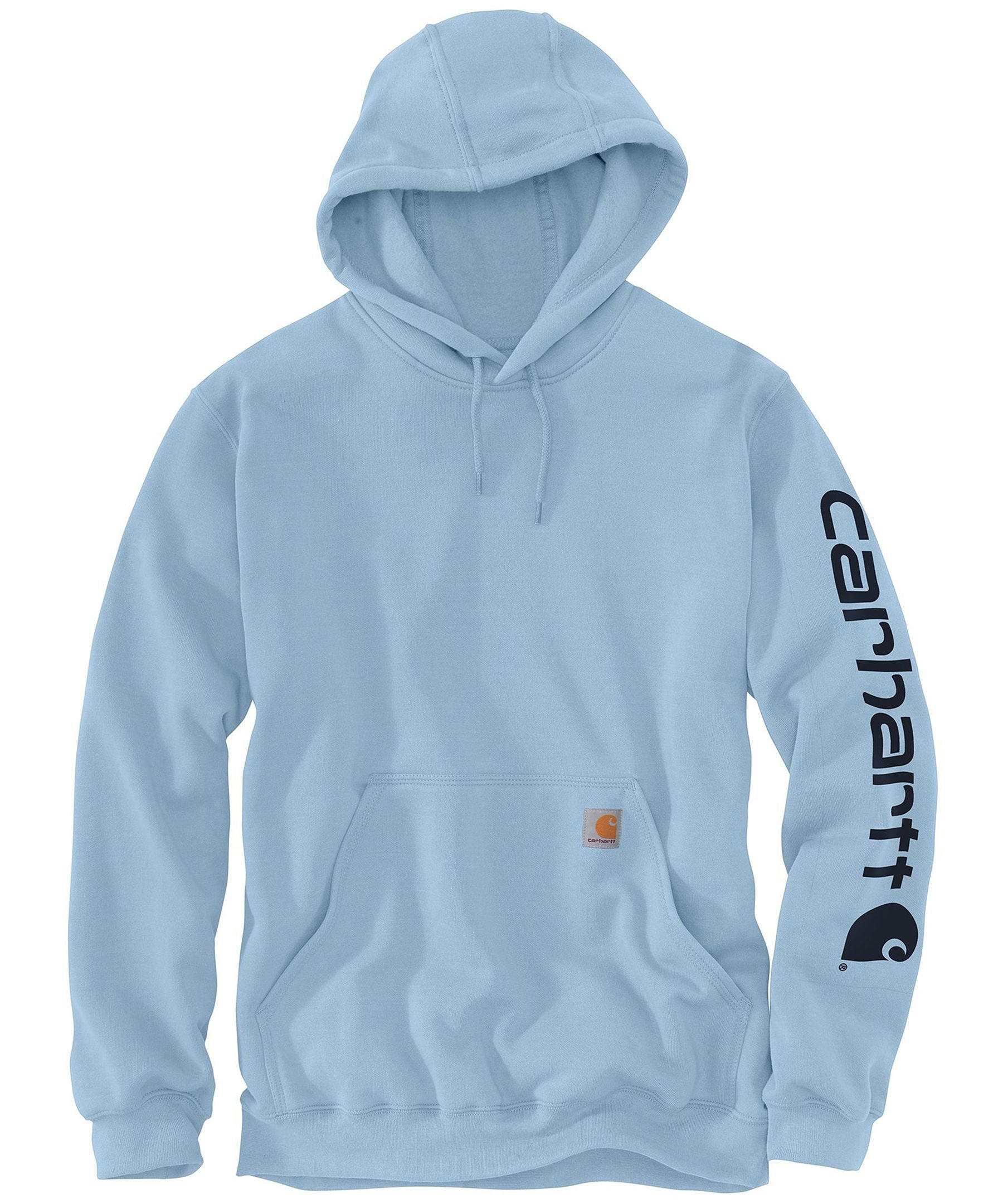 Carhartt Men's Midweight Hooded Logo Sleeve Sweatshirt