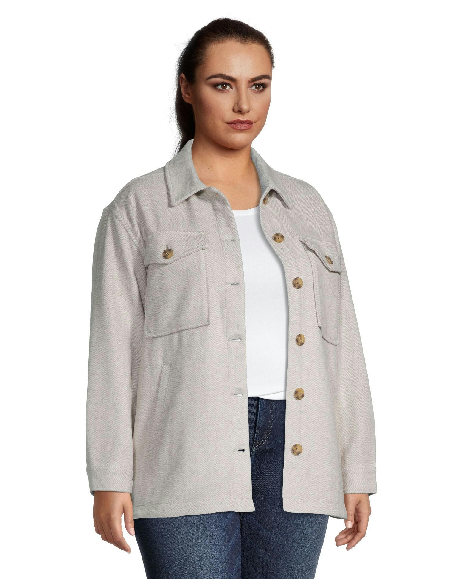 Denver Hayes Women's Button Down Shacket