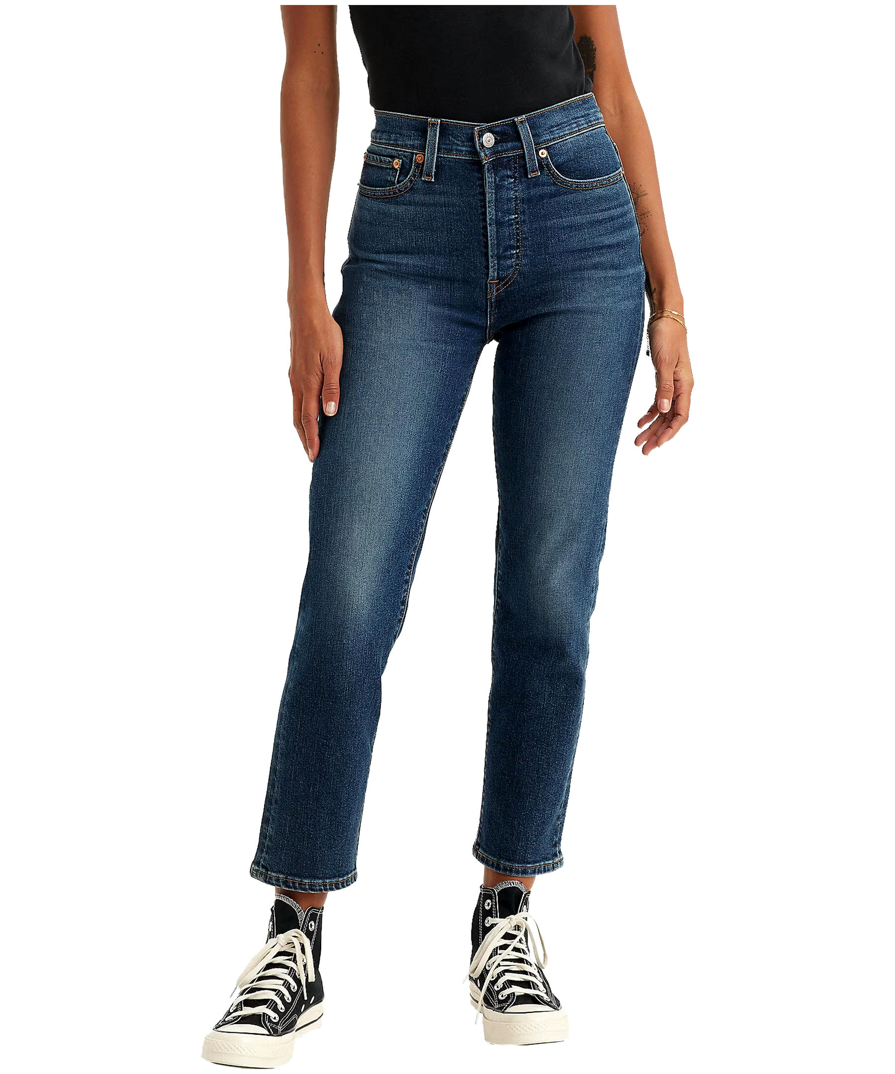 Levi's Women's Wedgie High Rise Straight Leg Jeans