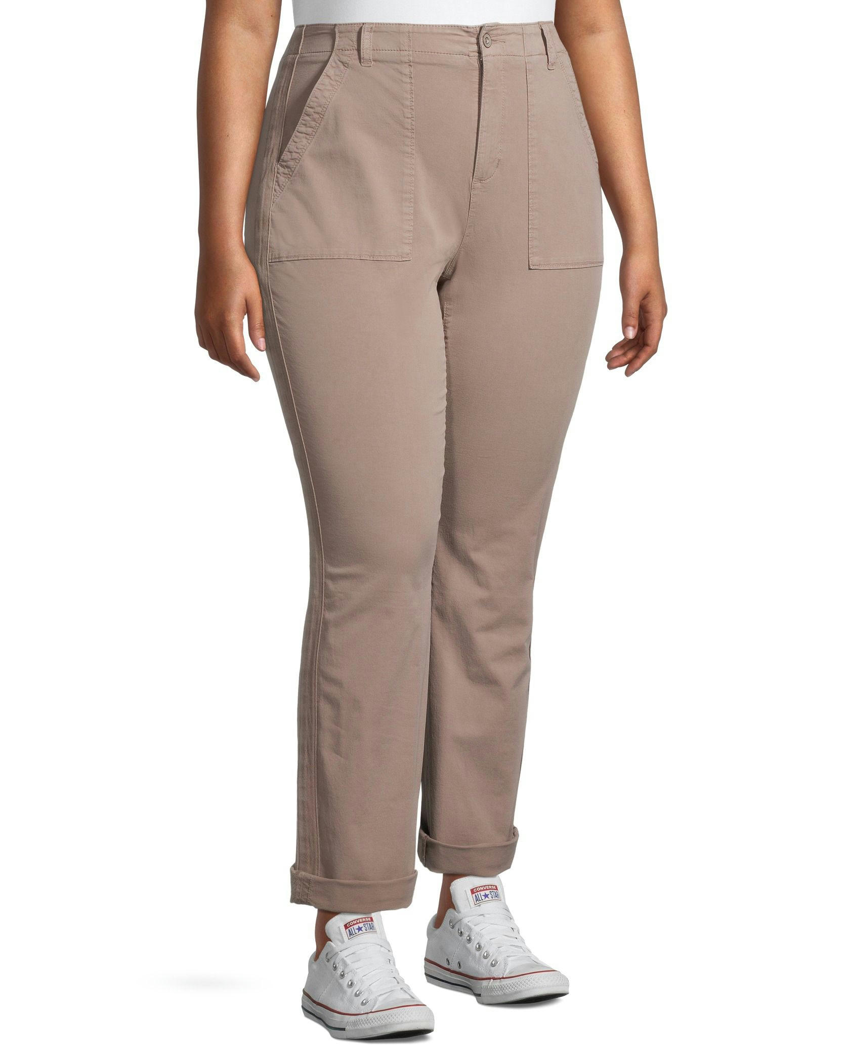 Denver Hayes Women's Garment Wash High Rise Pants