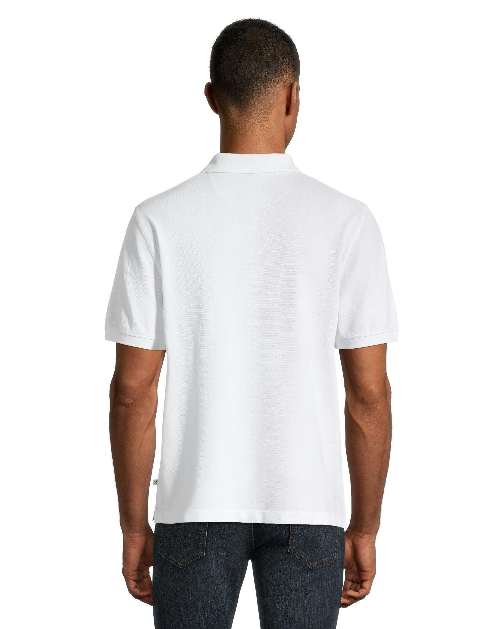 Denver Hayes Men's 50 Wash Stretch Pique Polo - Classic Fit