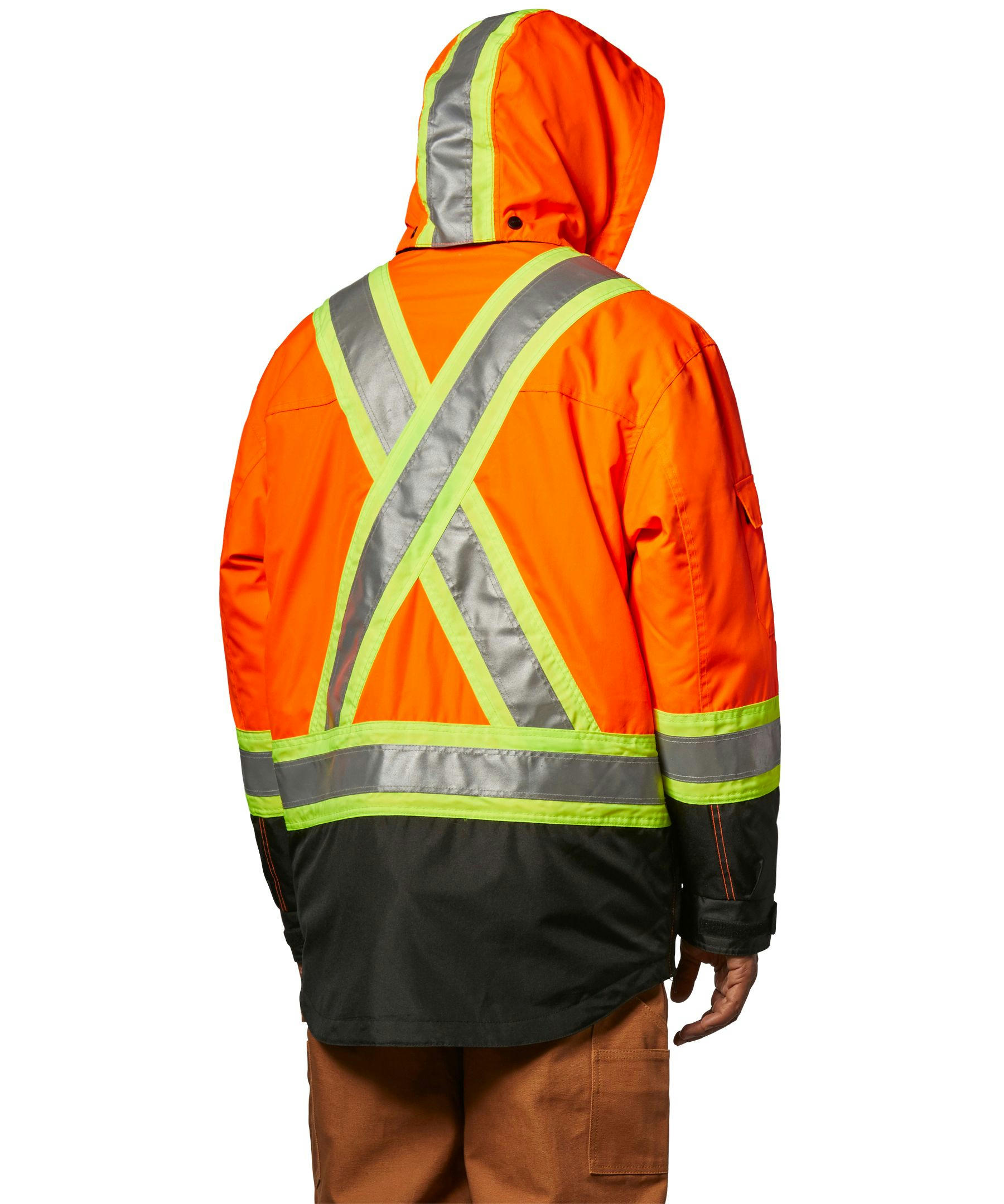 Dakota WorkPro Series Men's Hi-Visibility 7-In-1 T-MAX Lined Jacket