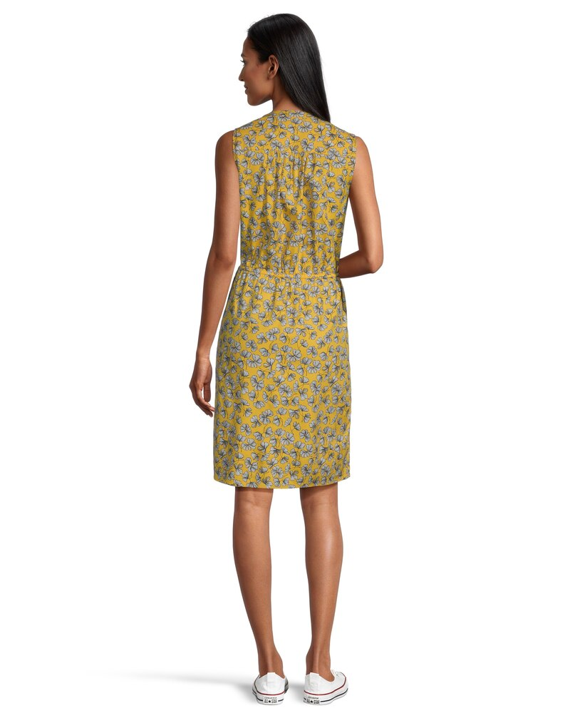 Women's Print Sleeveless V-Neck Dress