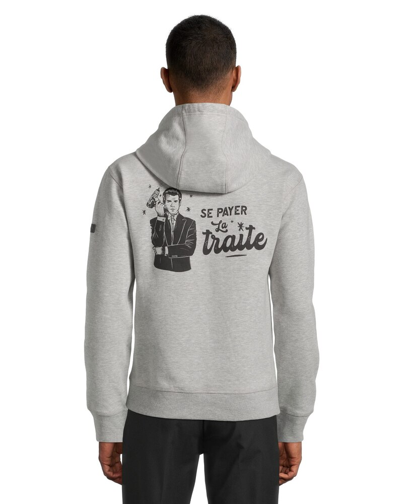 Dakota WorkPro Series Men's WorkPro Series Kangaroo Pocket Hooded Work Sweatshirt - Heather Grey