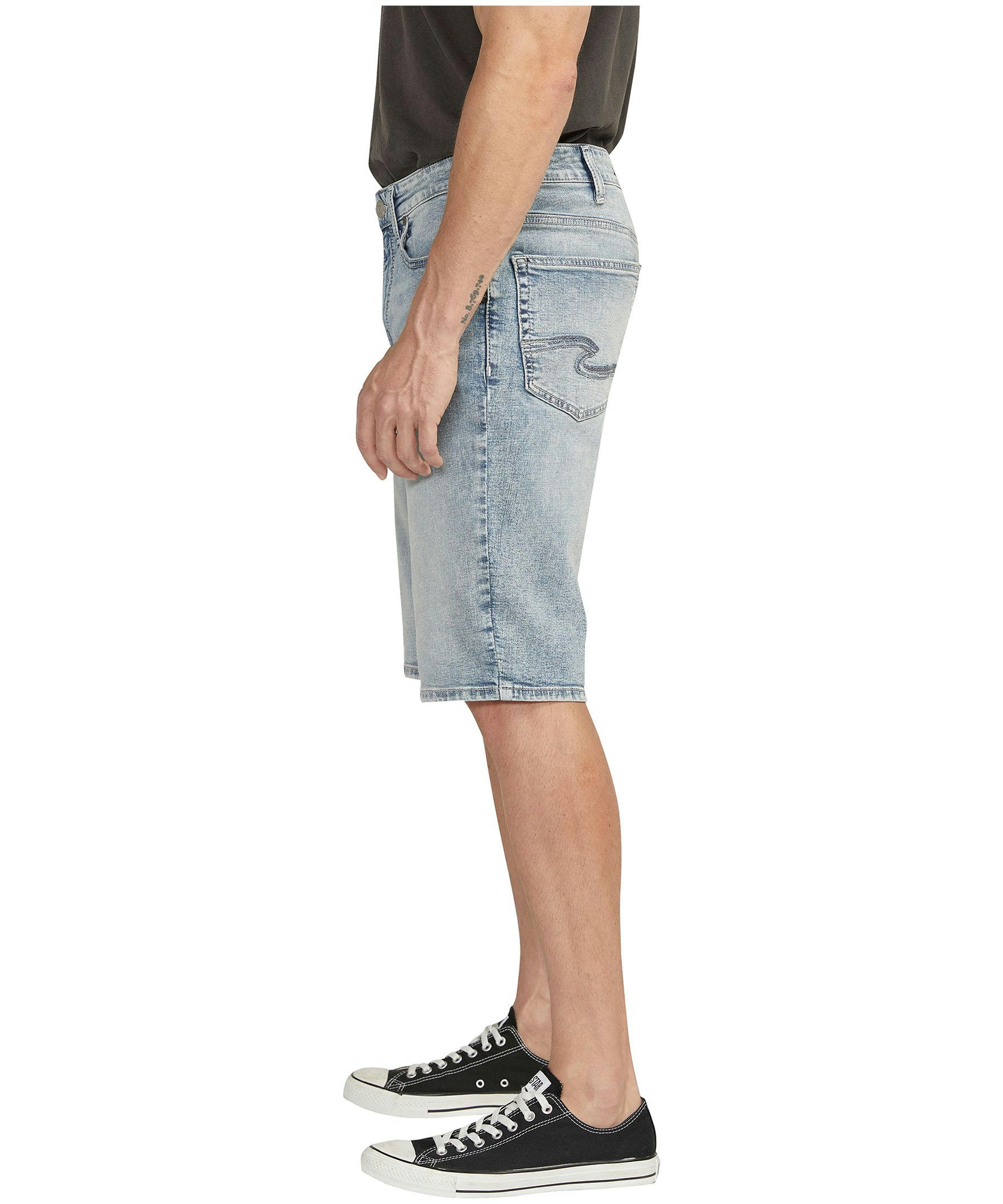 Silver Men's Zac Mid Rise Denim Shorts