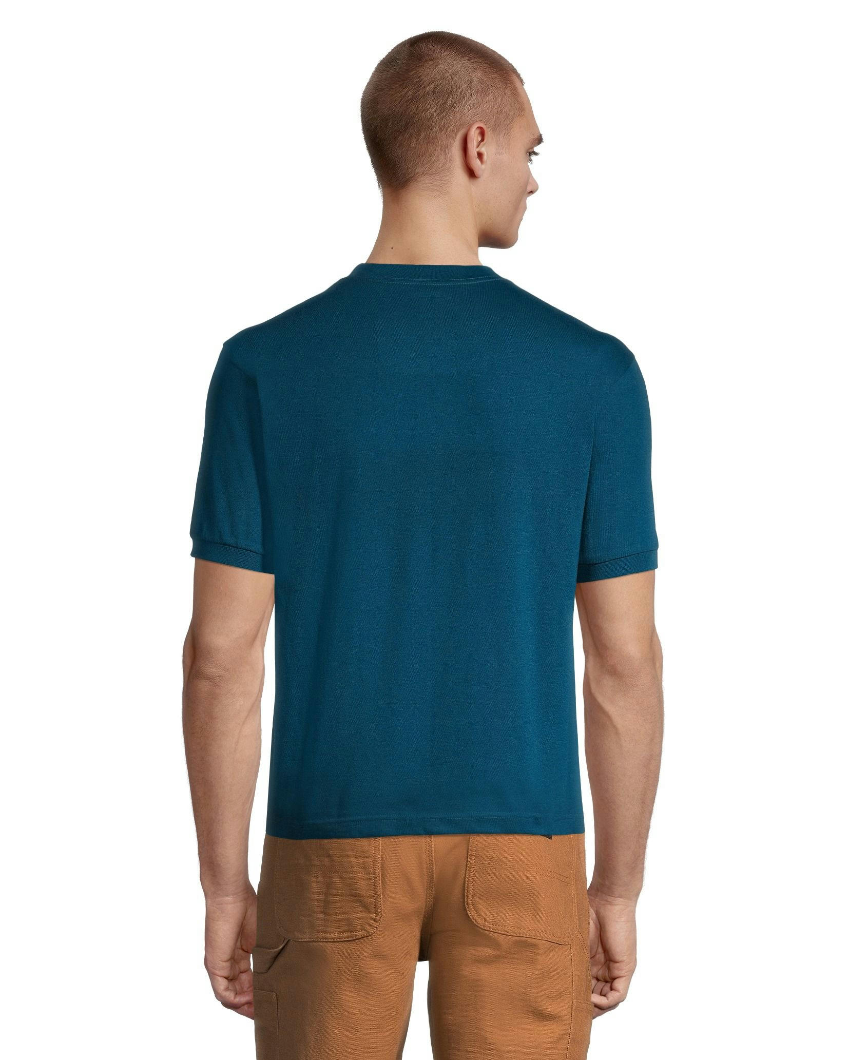 Aggressor Men's Crewneck Short Sleeve Solid Work T-Shirt With FRESHTECH