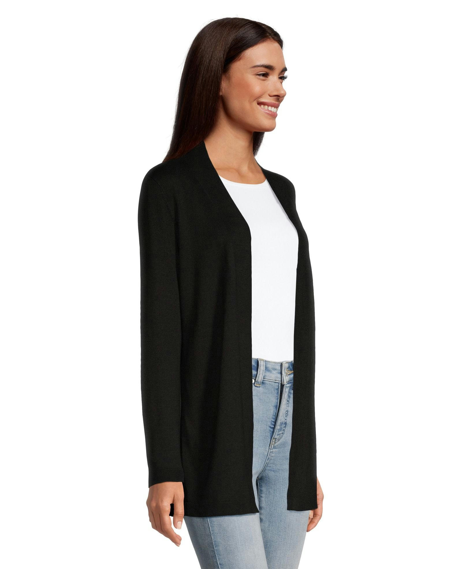 Denver Hayes Women's Basic Open Cardigan