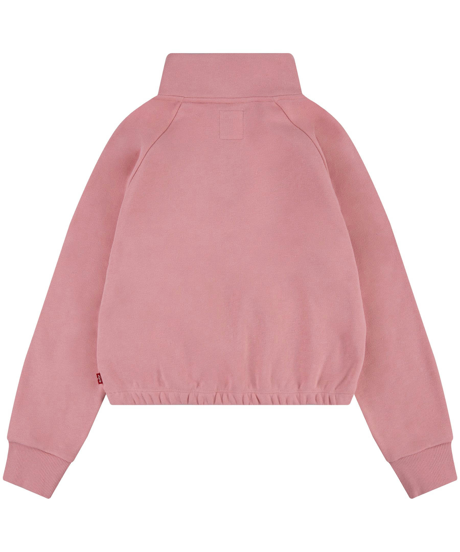 Levi's Youth Girl's 1/4 Zip French Terry Pullover Sweatshirt