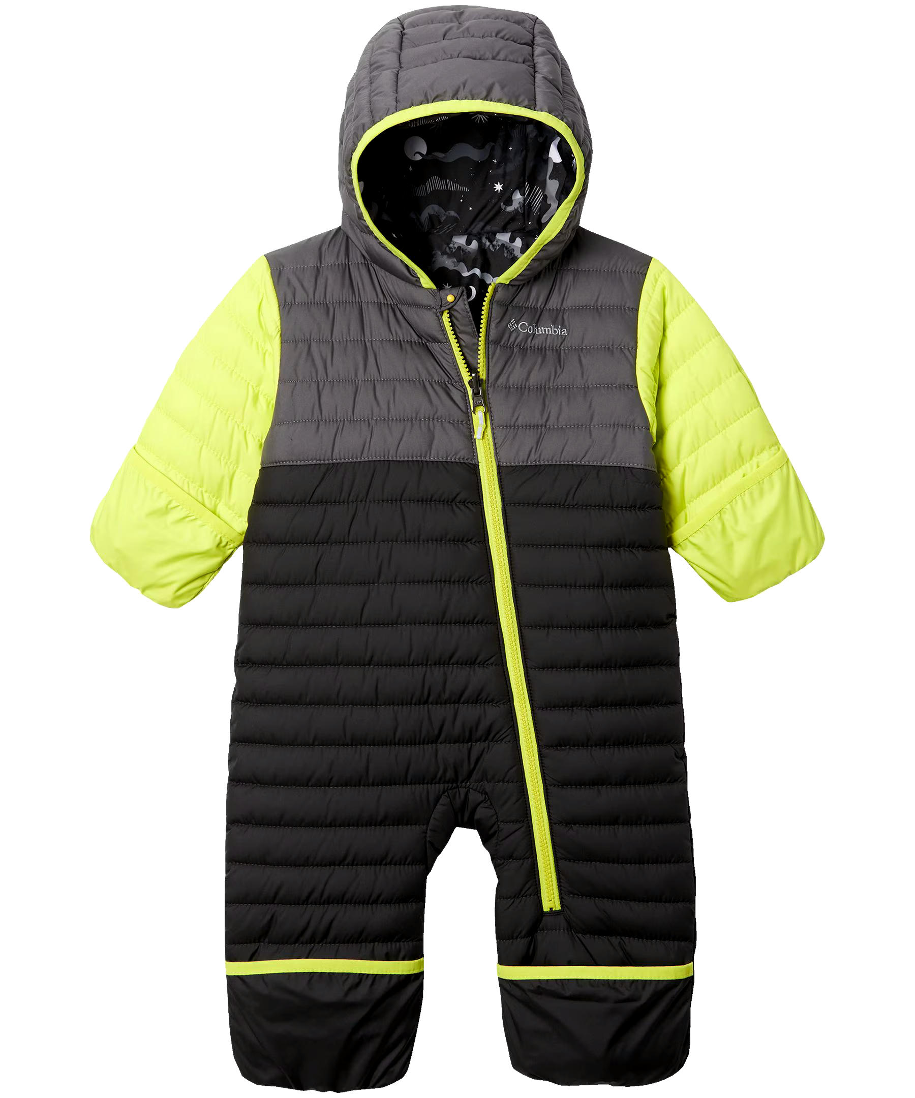 Columbia Baby Unisex 0-24 Months Water Resistant Powder Lite Reversible Bunting Bodysuit