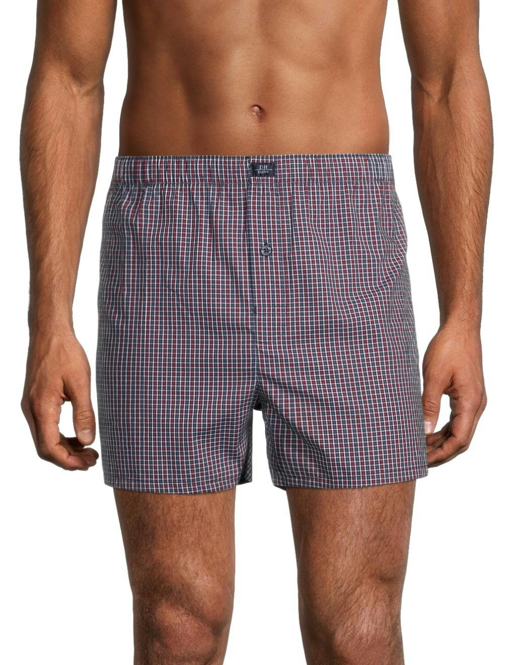 Denver Hayes Men's 2 Pack Woven Boxer
