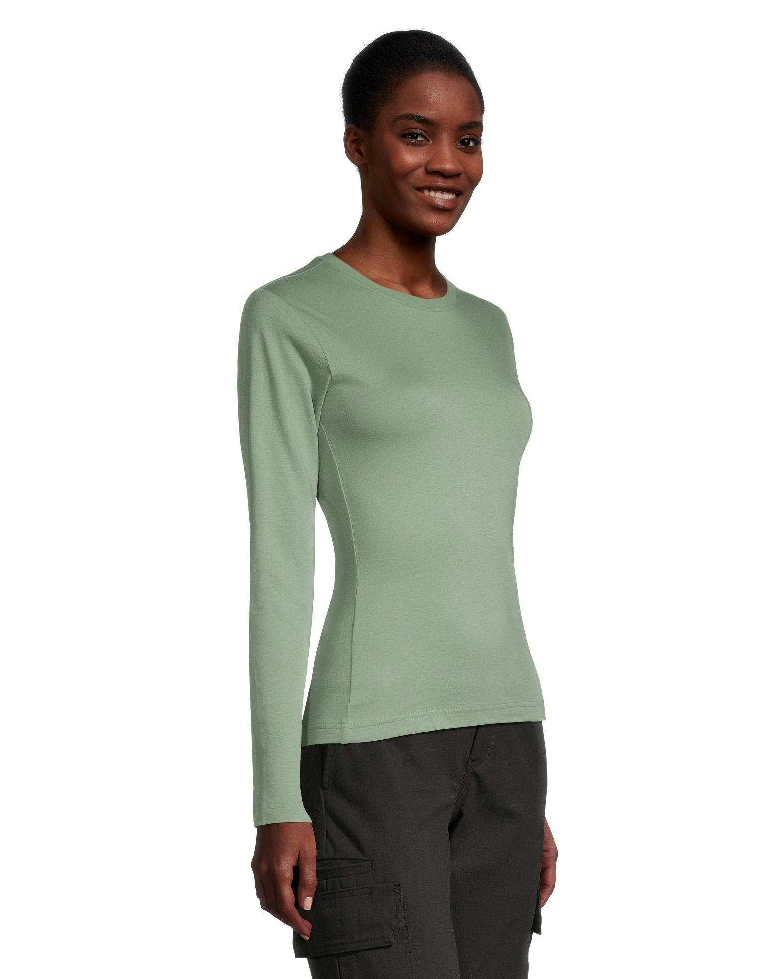 Helly Hansen Workwear Women's Sleeve Logo Cotton Long Sleeve T Shirt