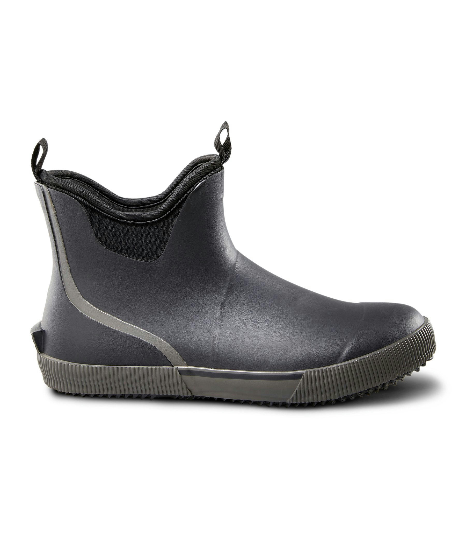 WindRiver Men's Wayfarer Waterproof Rubber Duck Boots Wide - Black