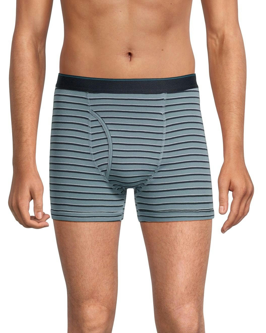 Denver Hayes Men's 2 Pack Yarn Dye Boxer Briefs