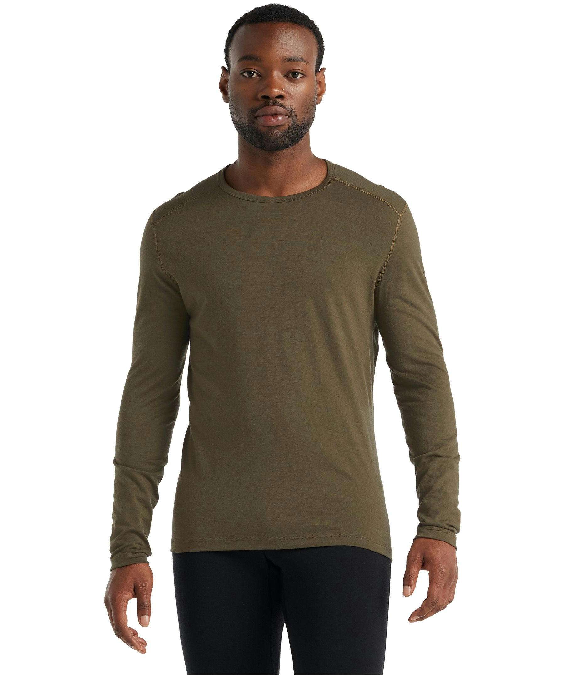 Icebreaker Men's 200 Oasis Long Sleeve Crewe Thermal Top