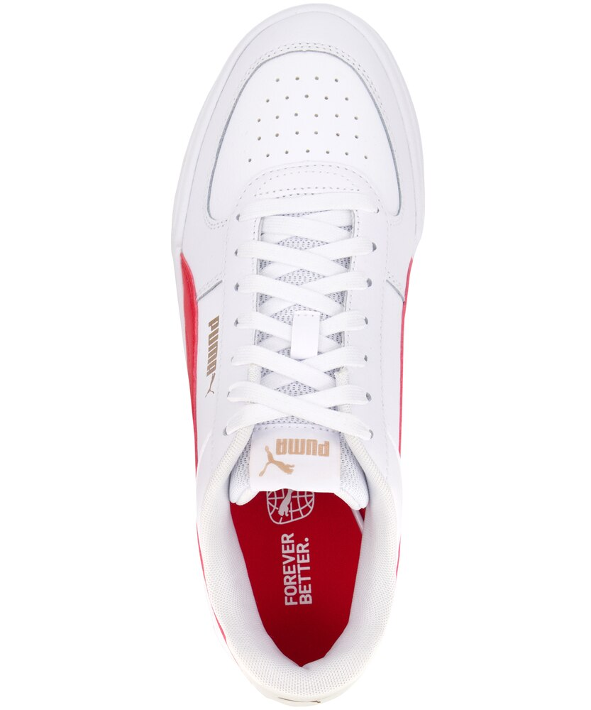 PUMA Men's Caven Sneakers - White/Red/Gold