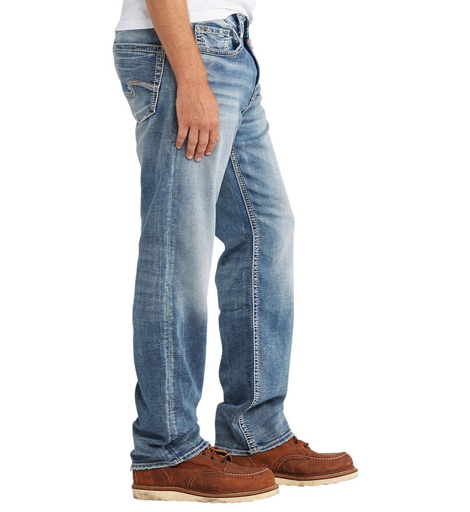 Silver Men's Grayson Easy Fit Straight Leg Jeans