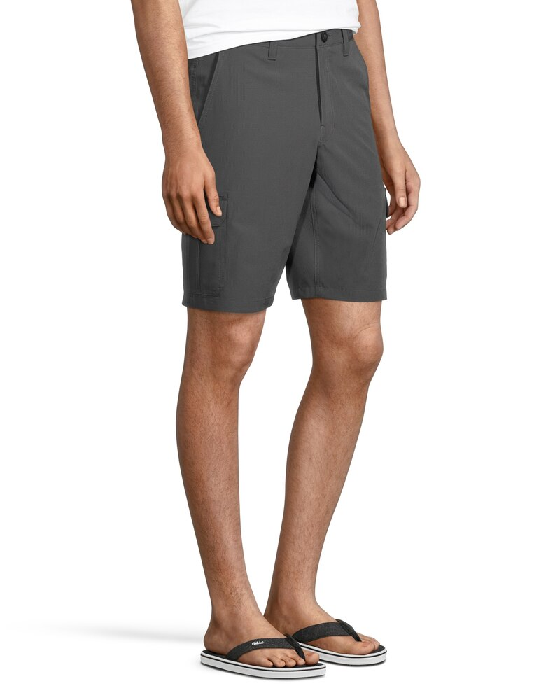 Men's Mid Rise Stretch Ripstop Quick Dry Cargo Hybrid Shorts
