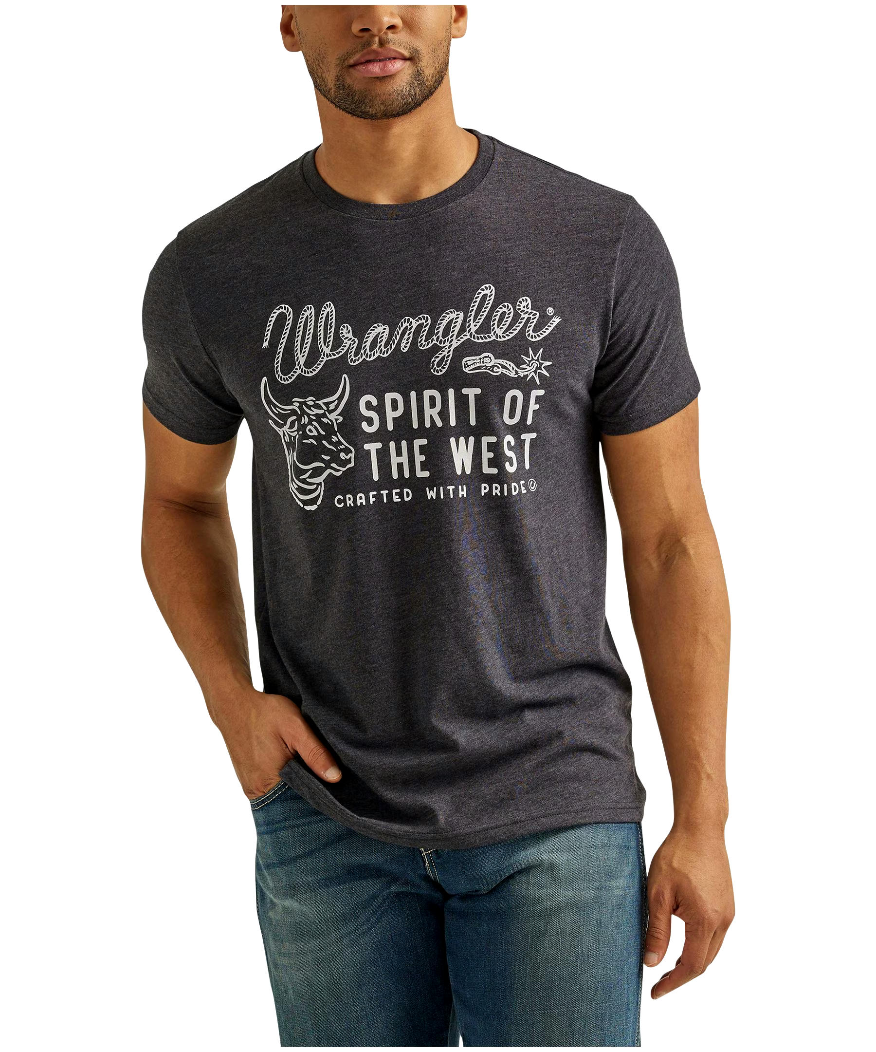 Wrangler Men's Spirit of The West Short Sleeve Graphic T Shirt