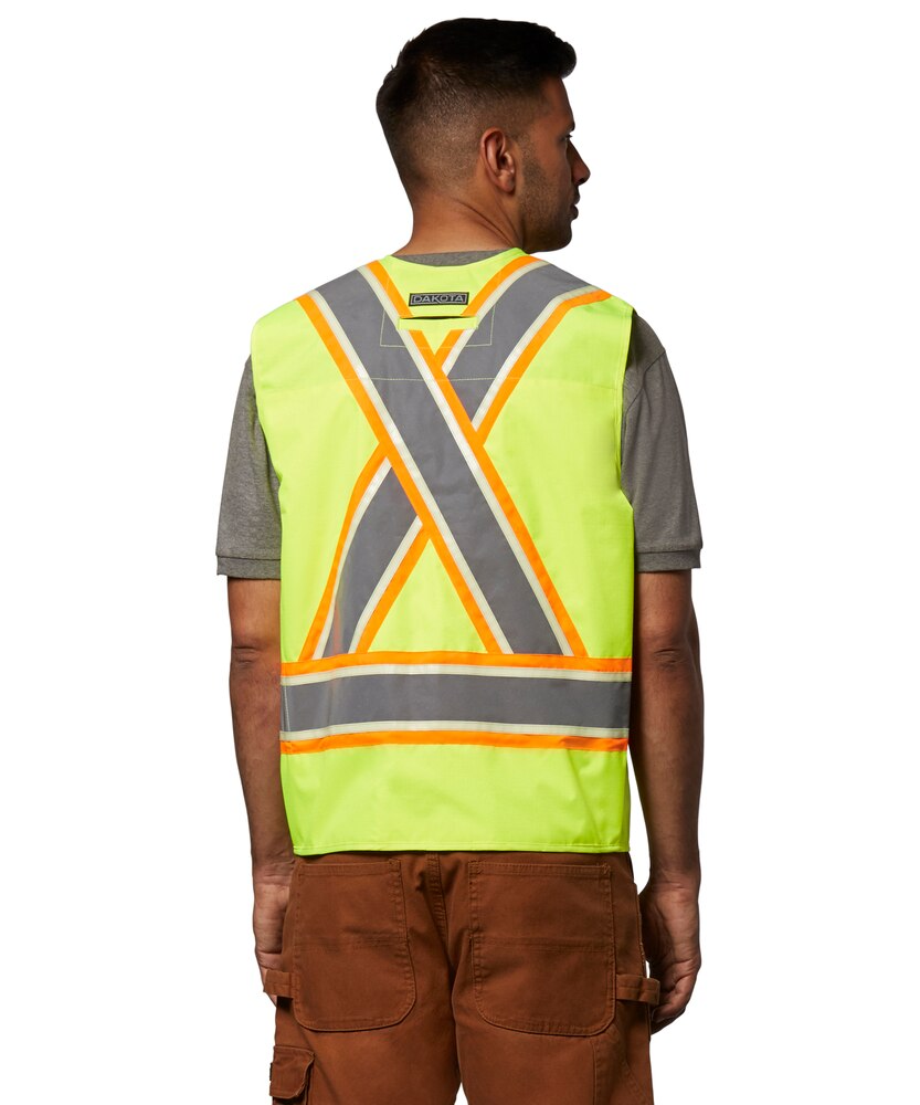 Dakota WorkPro Series Men's VizLite DT Class 2 300D Surveyor's Vest