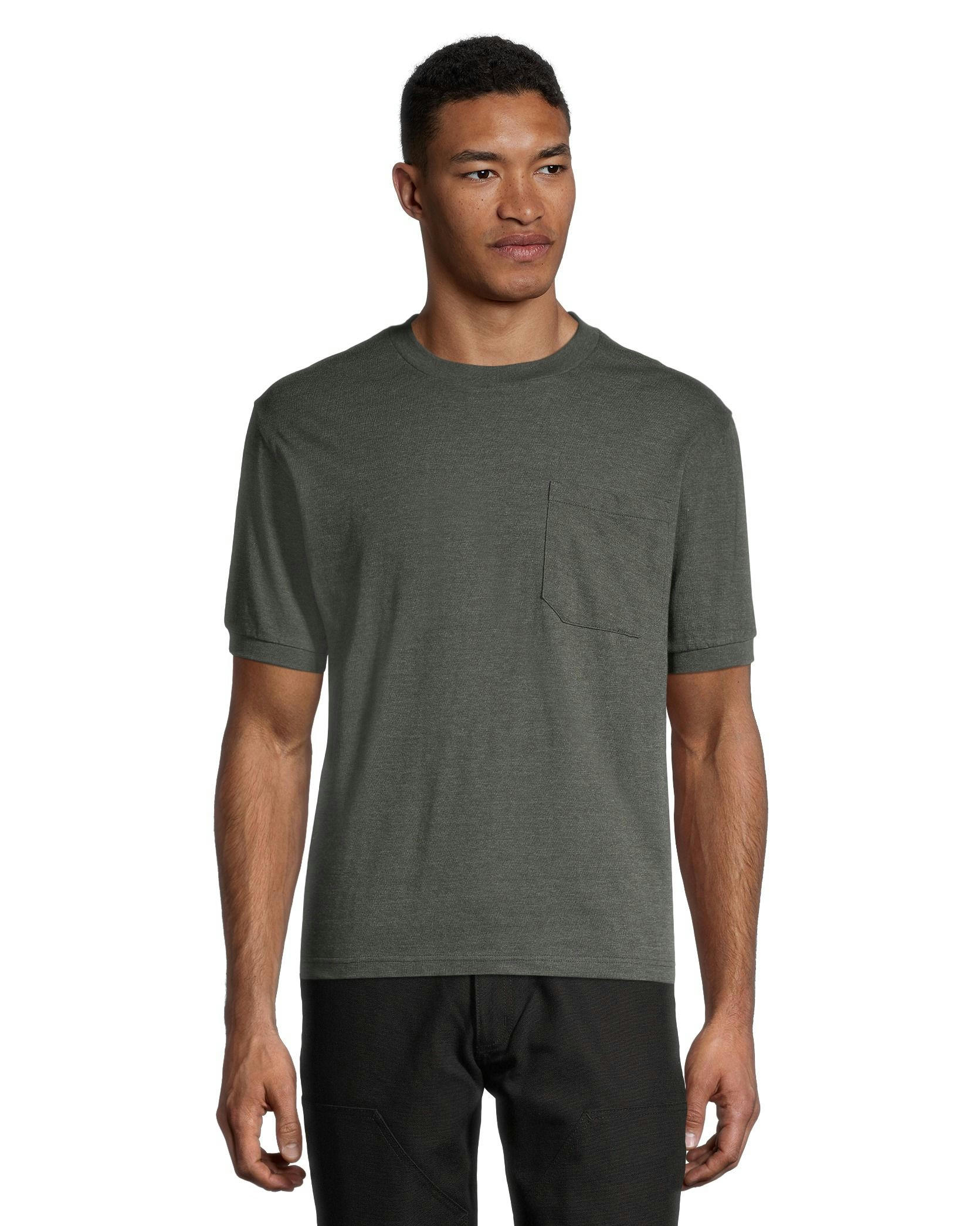 Aggressor Men's Crewneck Work T-Shirt With FRESHTECH