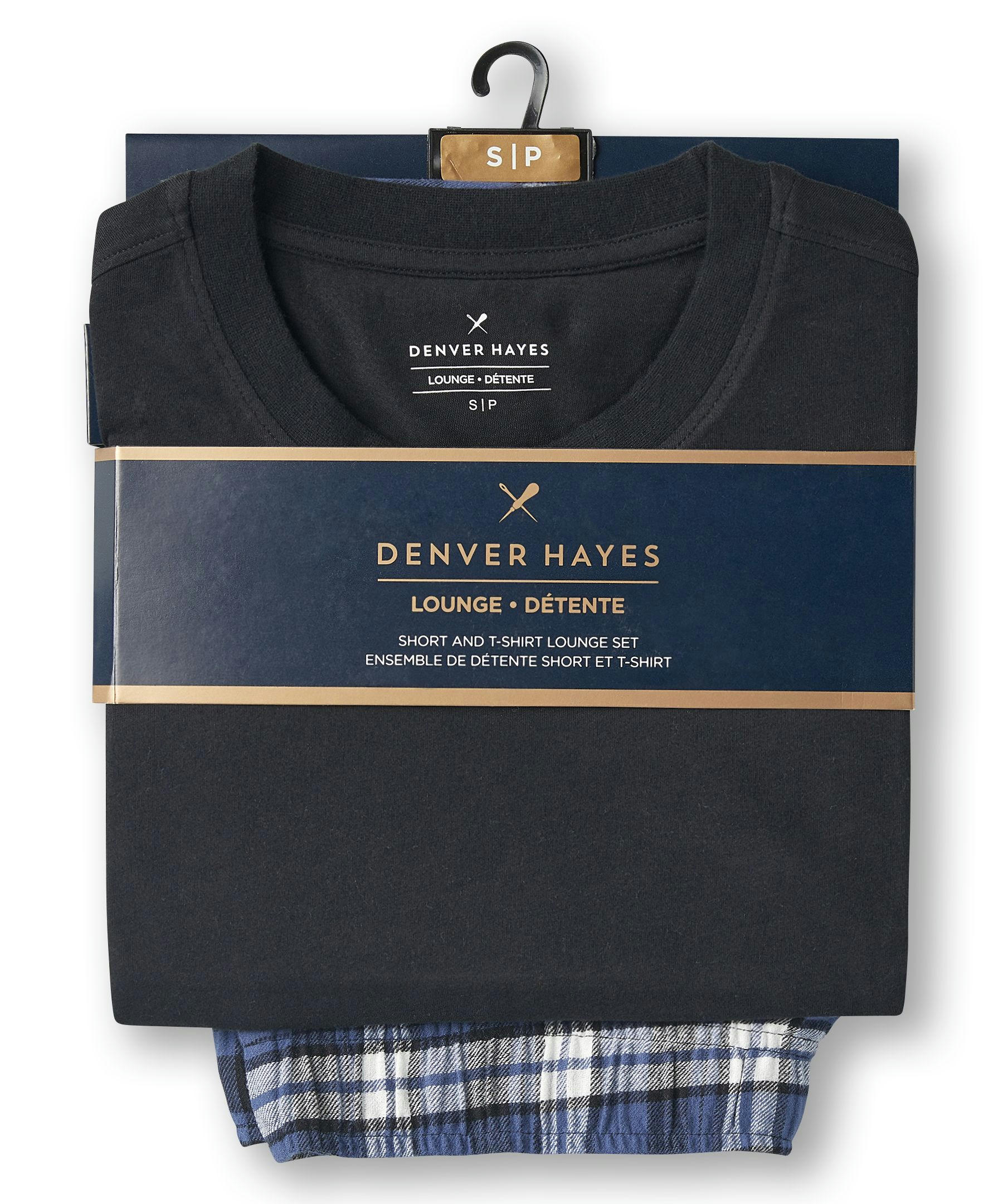 Denver Hayes Men's Woven Short and T Shirt Set