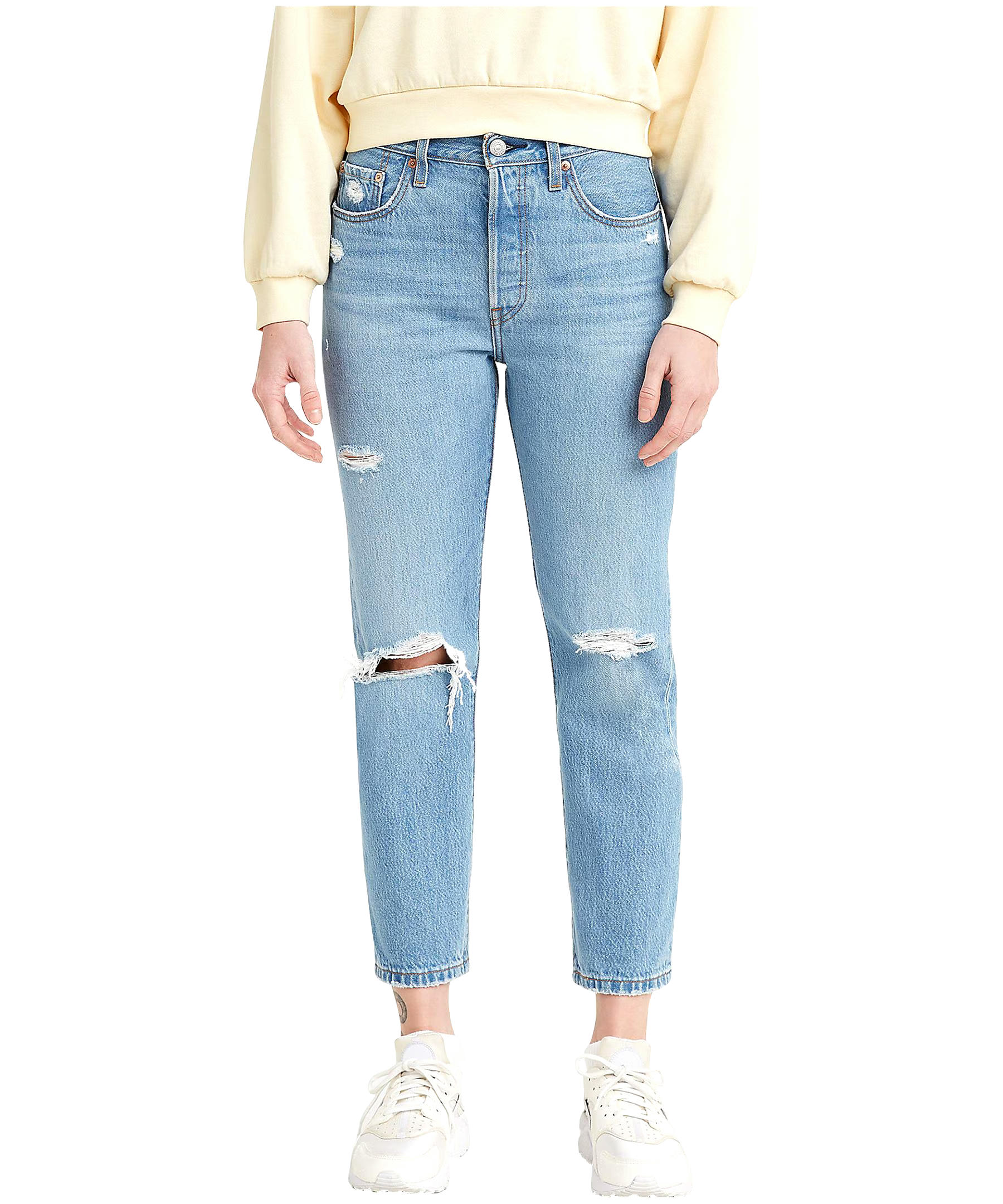Levi's Women's 501 Mid Rise Cropped Jeans