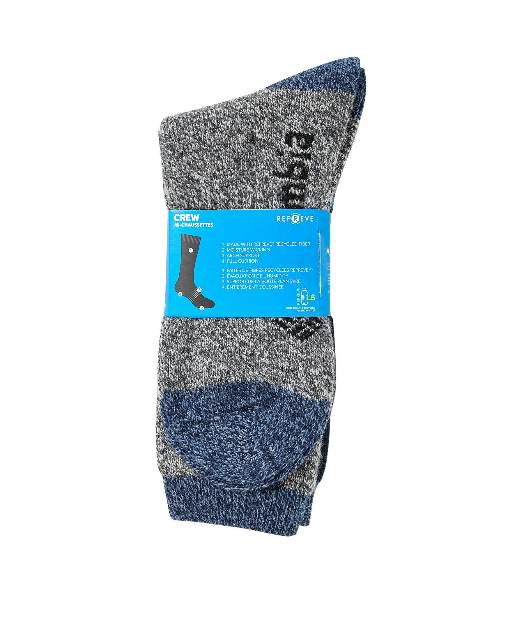 Columbia Men's 2-Pack Repreve Wool Blend Thermal Socks