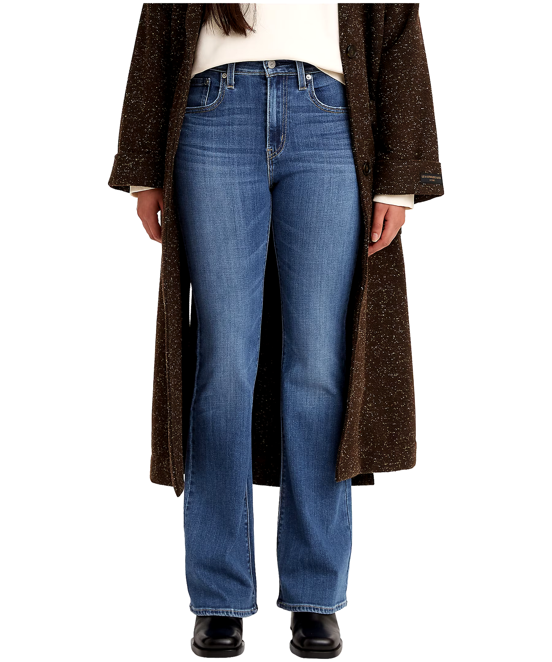 Levi's Women's 726 High Rise Flare Jeans - Medium Indigo