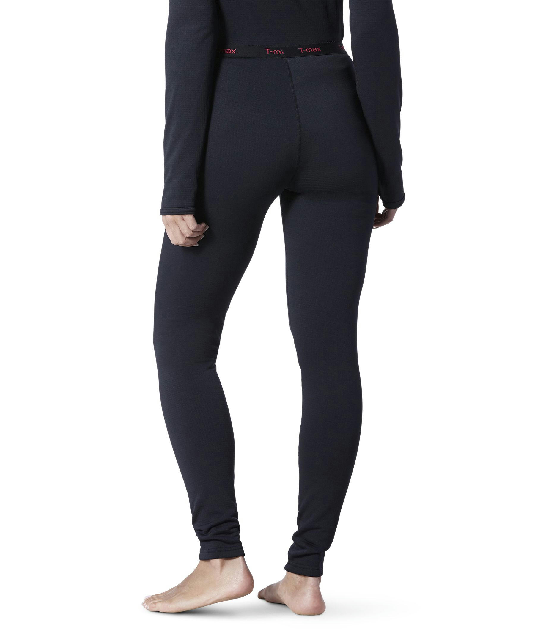 WindRiver Women's Grid T-MAX HEAT Fleece Pants - Black