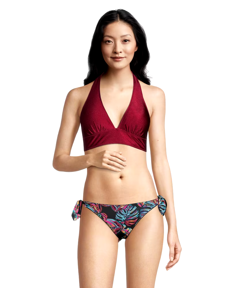 Women's Reversible Halter Bikini Swim Top
