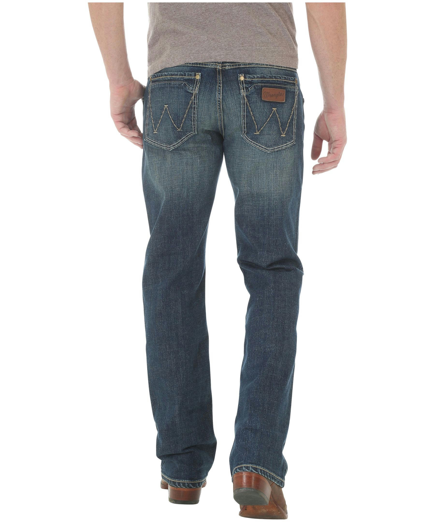 Men's Retro Slim Boot Jeans