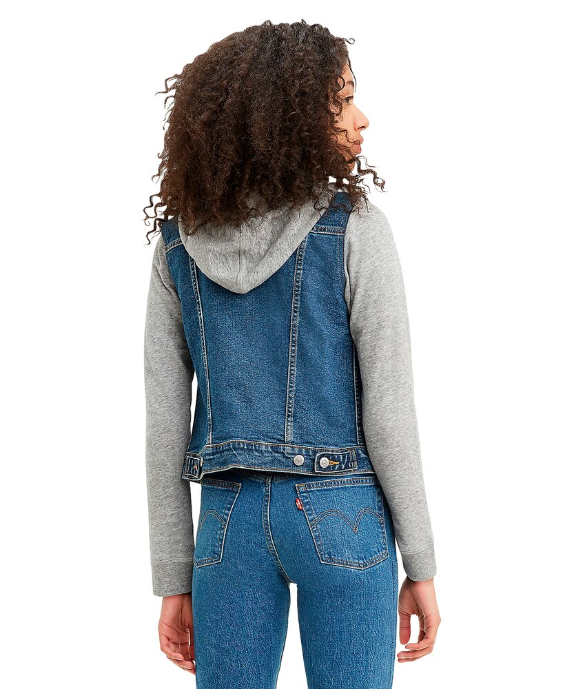 Levi's Women's Hybrid Original Trucker Jean Jacket - Indigolow
