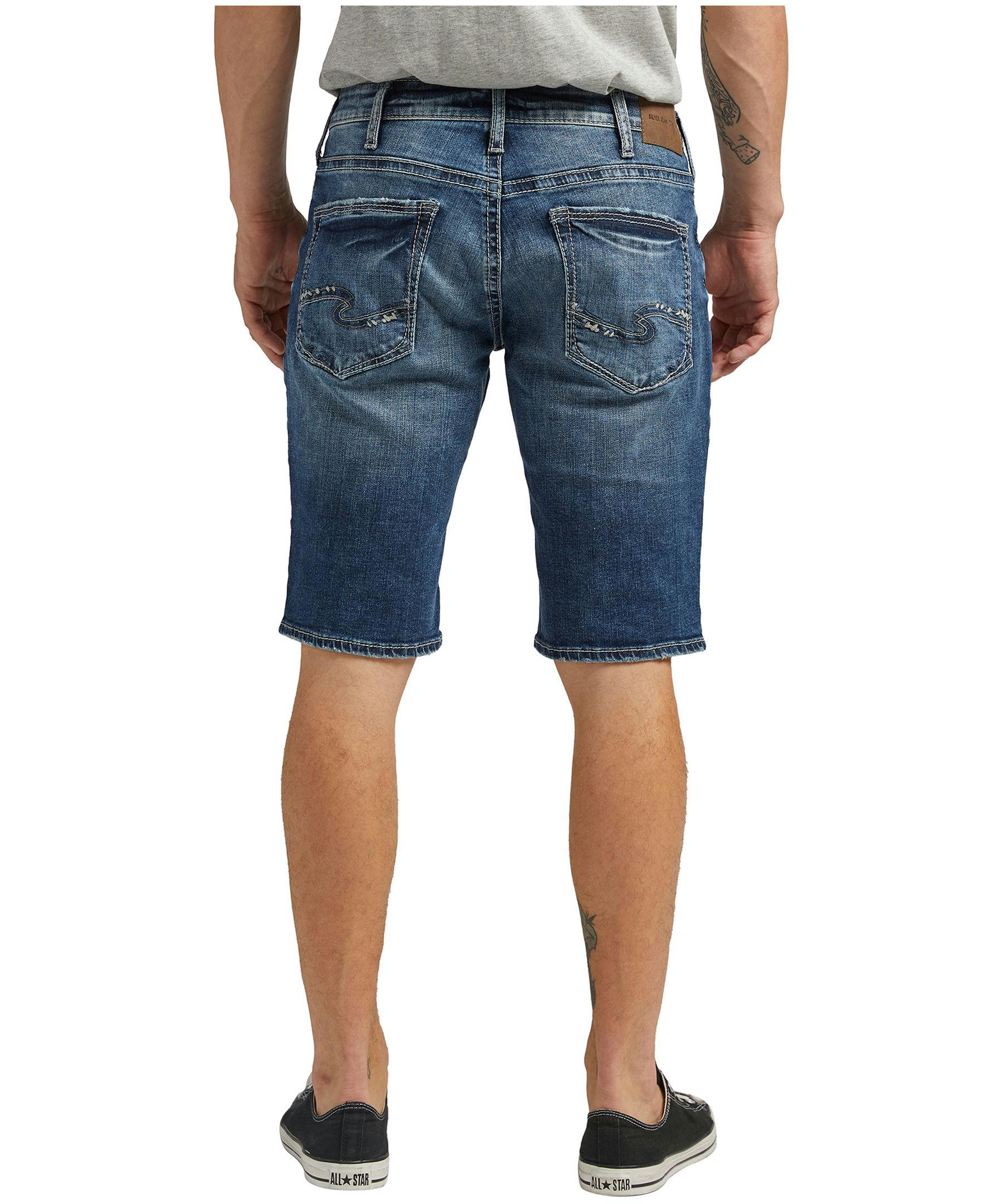 Silver Men's Zac Mid Rise Relaxed Fit Shorts