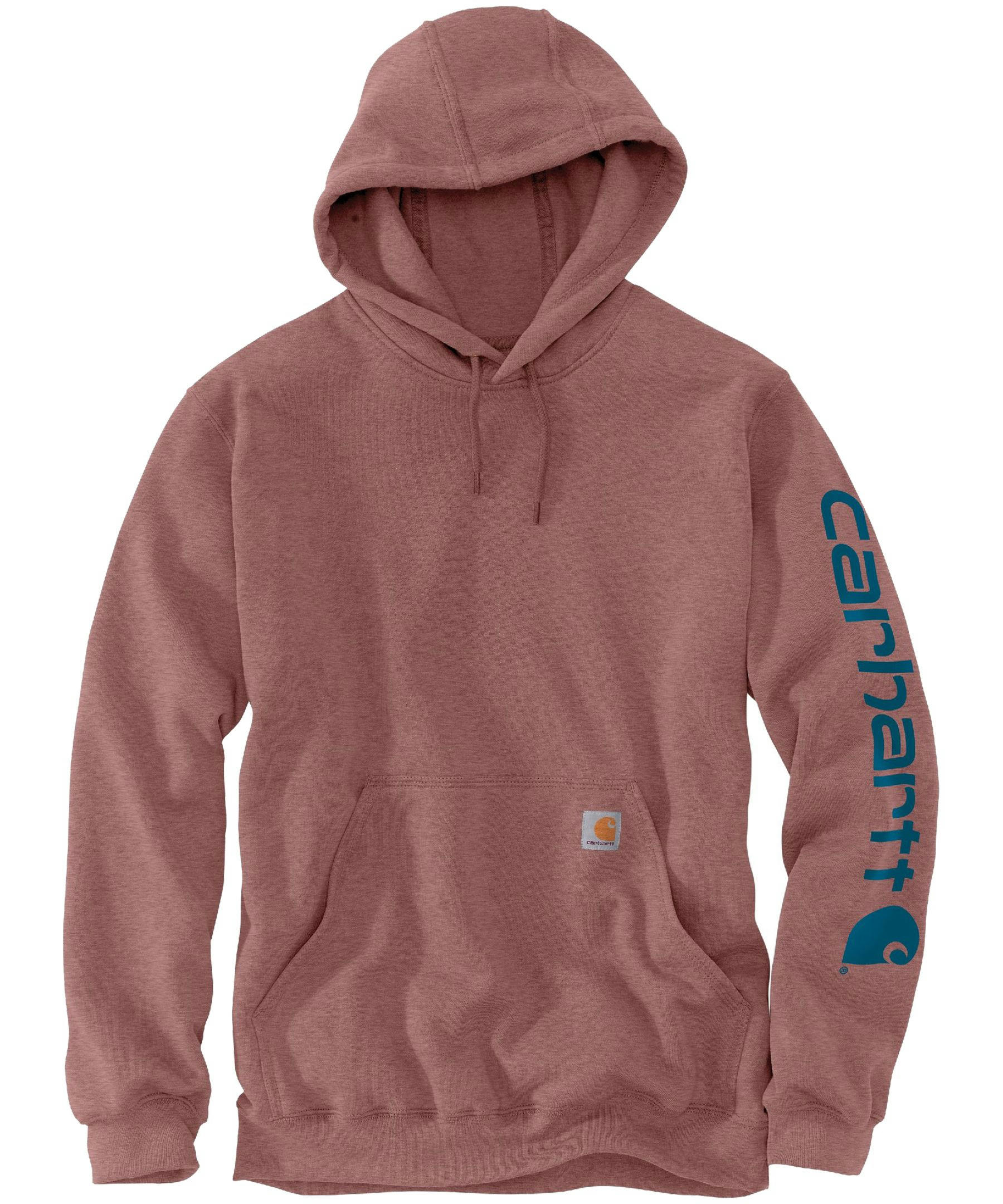 Carhartt Men's Midweight Hooded Logo Sleeve Sweatshirt