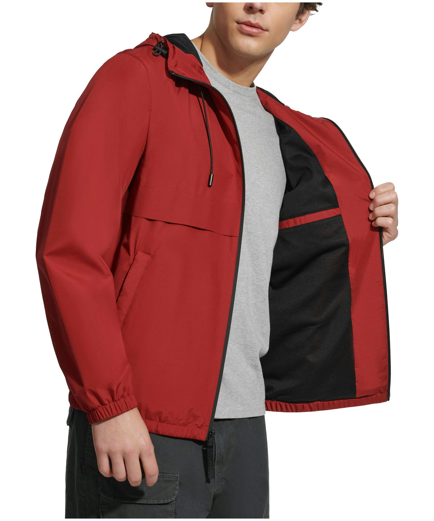 Levi's Men's Lightweight Water Resistant Rain Windbreaker