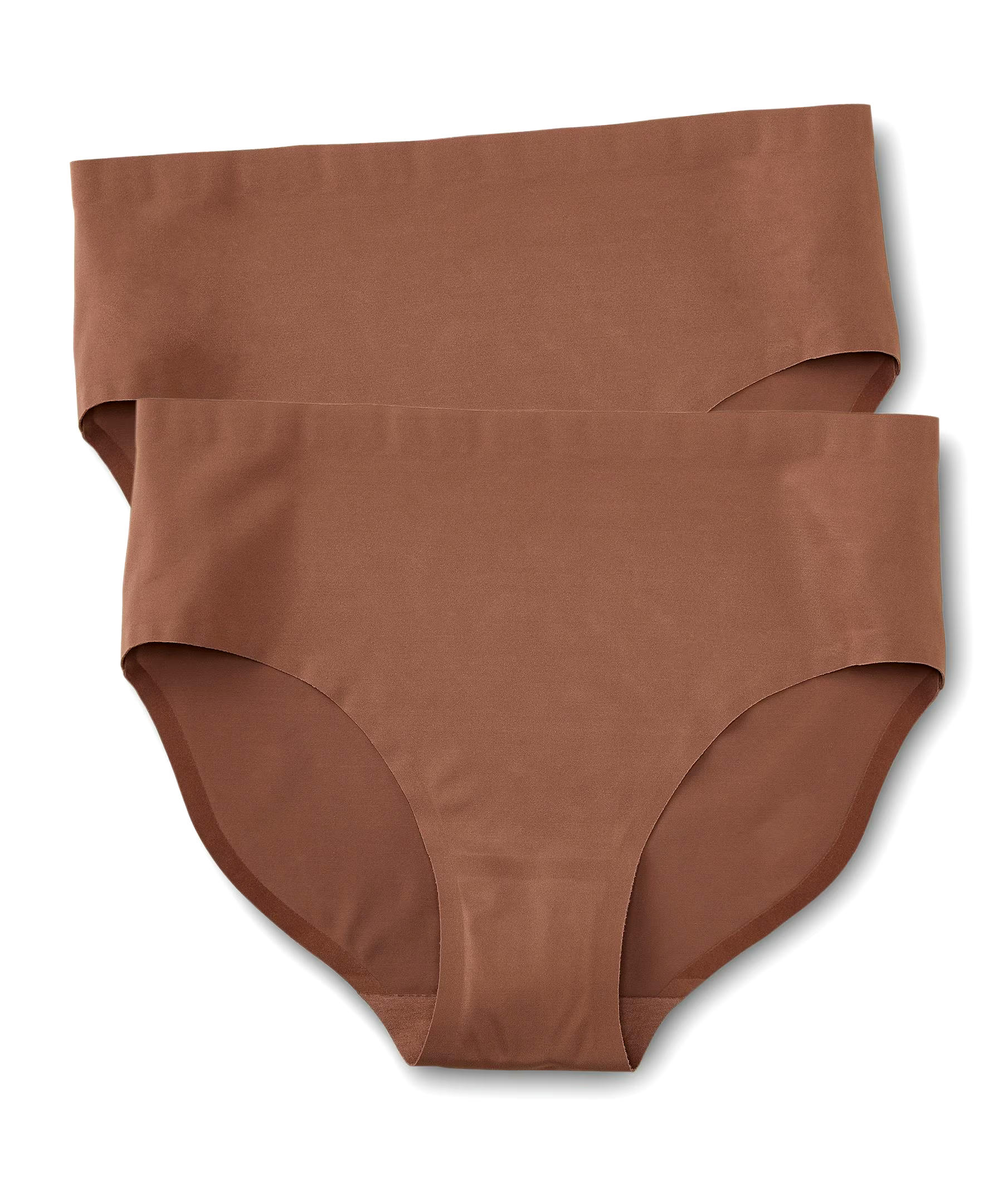 Denver Hayes Women's 2 Pack Perfect Fit Invisibles Briefs Underwear