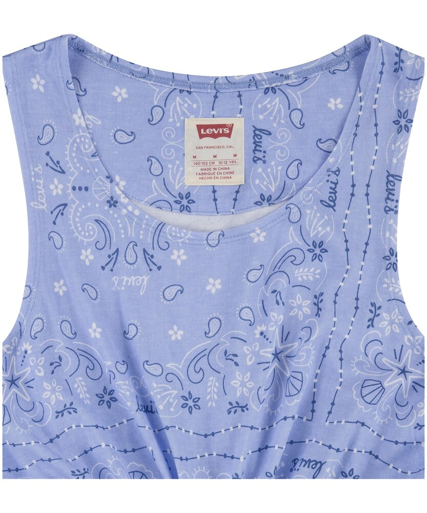 Levi's Girls' Knit Cut-Out Paisley Print Sleeveless Dress