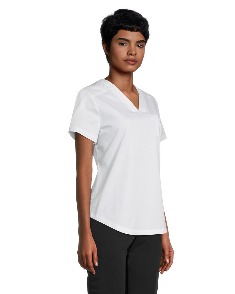 HEALTH PRO Women's 1 Pocket Tuck V-Neck Scrub Top
