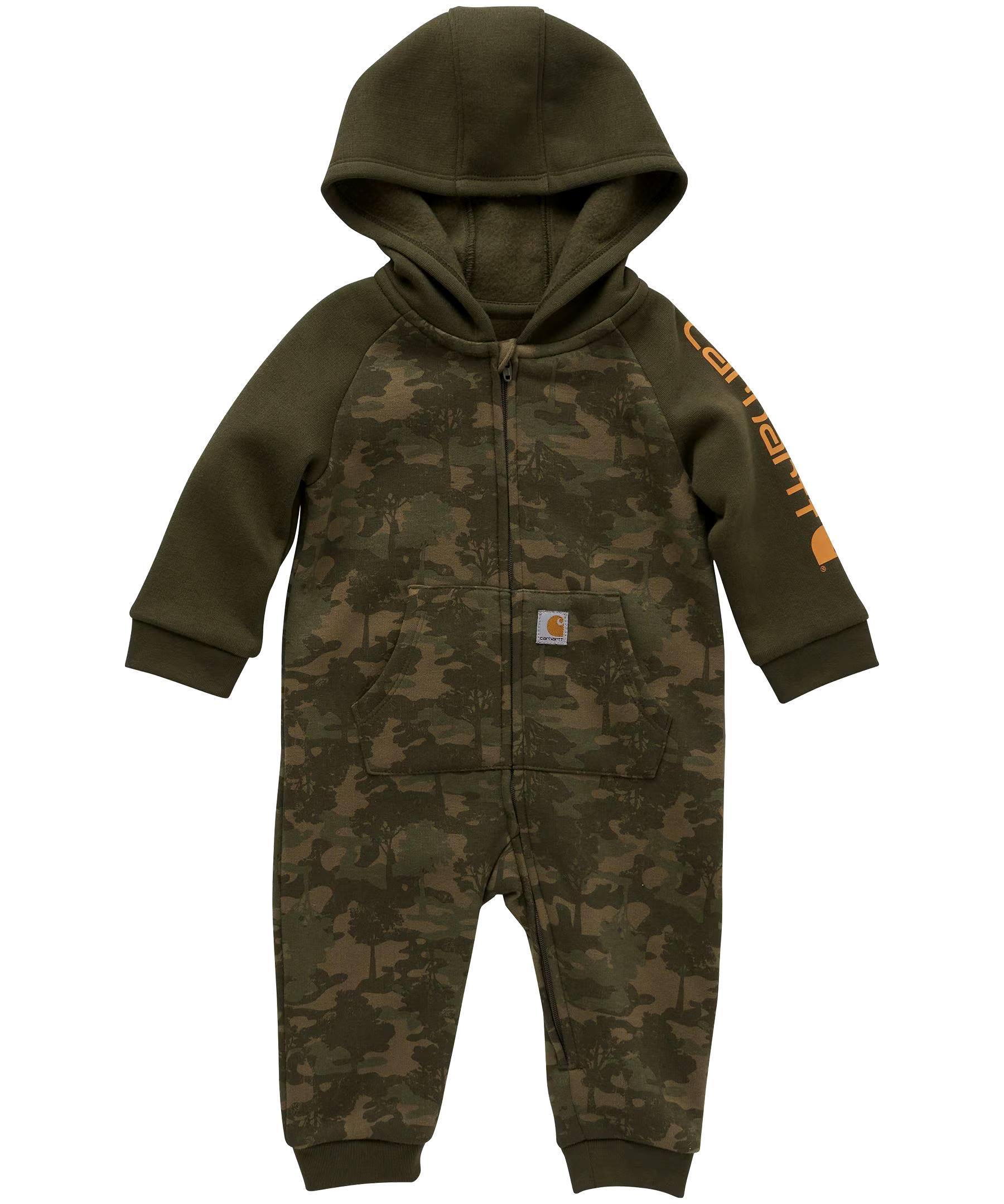 Carhartt Baby Unisex  Long Sleeve Zip Front Hooded Coverall