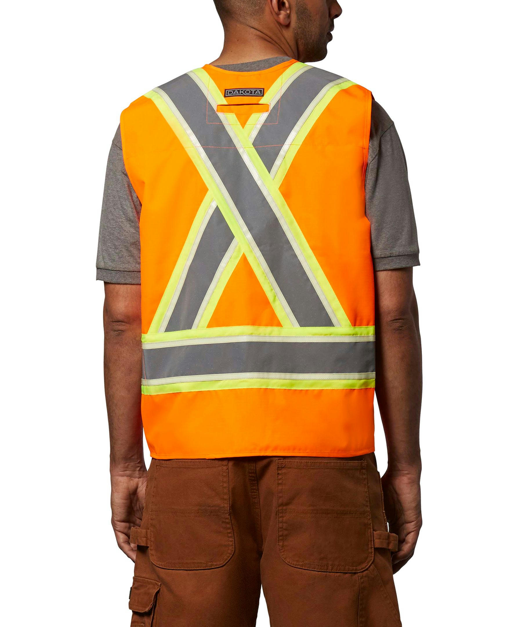 Dakota WorkPro Series Men's VizLite DT Class 2 300D Surveyor's Vest