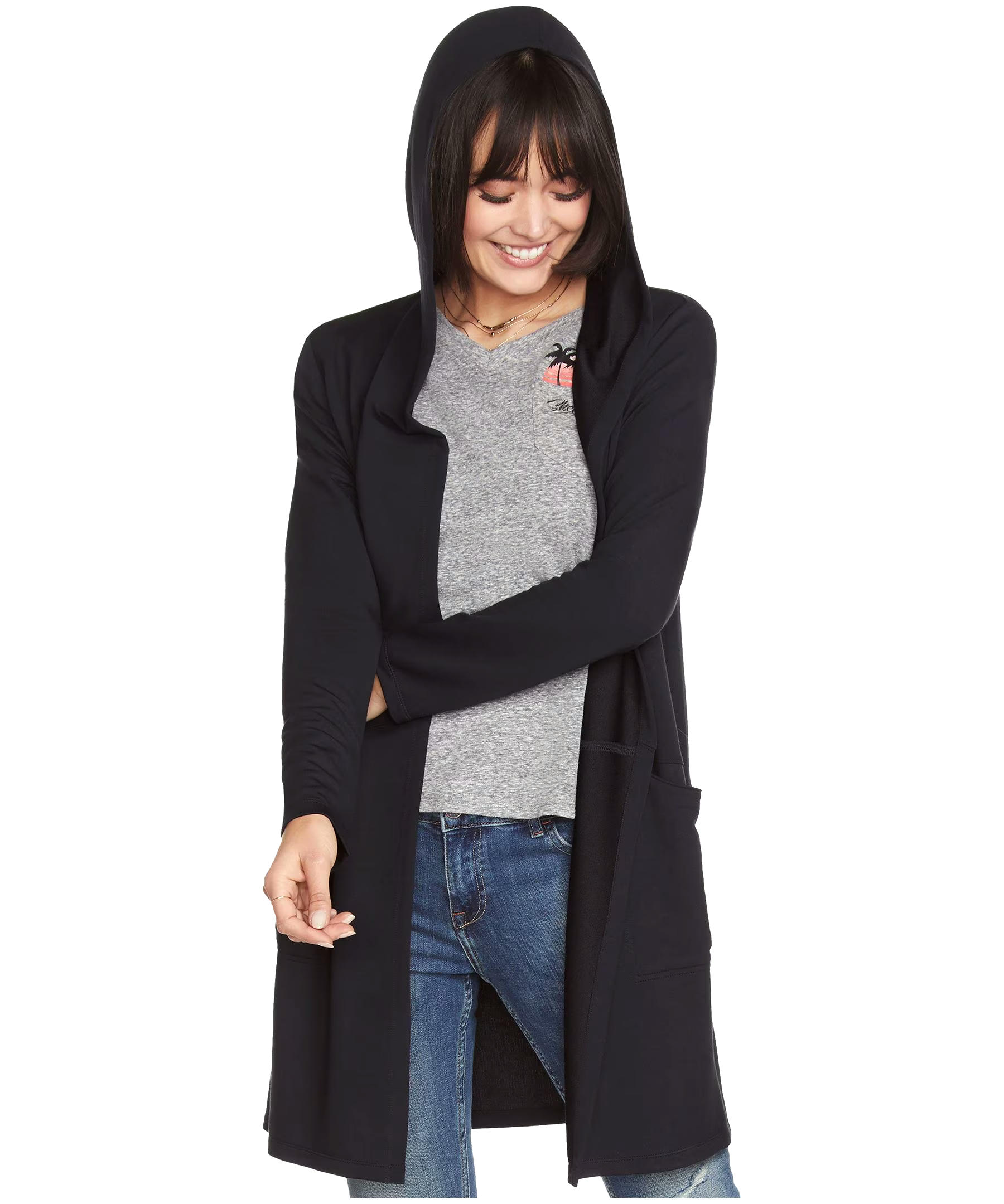 Women's Restful Relaxed Fit Hooded Cardigan