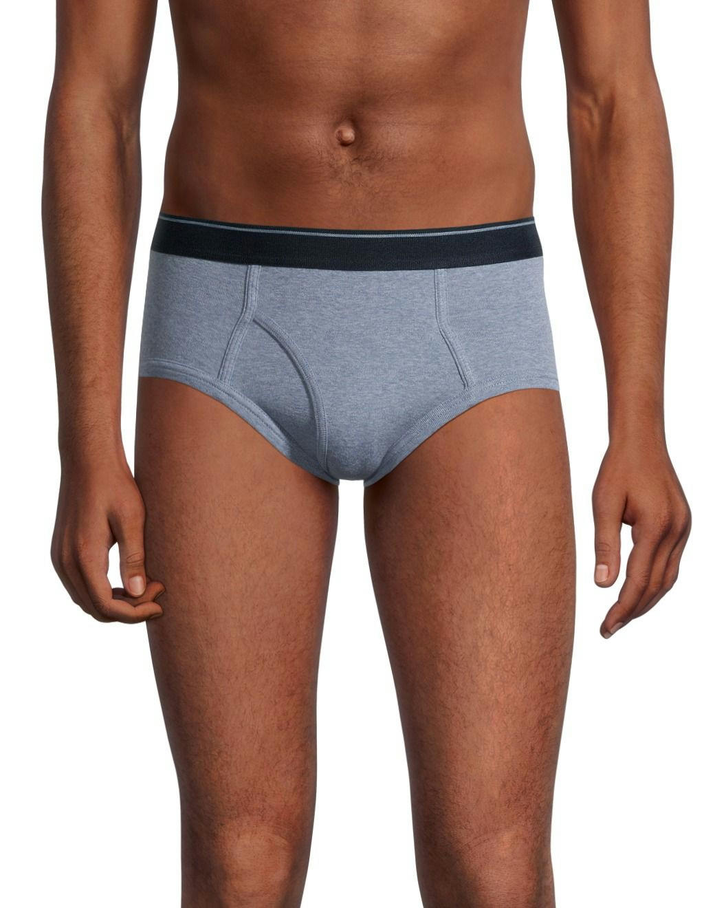 Denver Hayes Men's 3 Pack Yarn Dye Basic Briefs