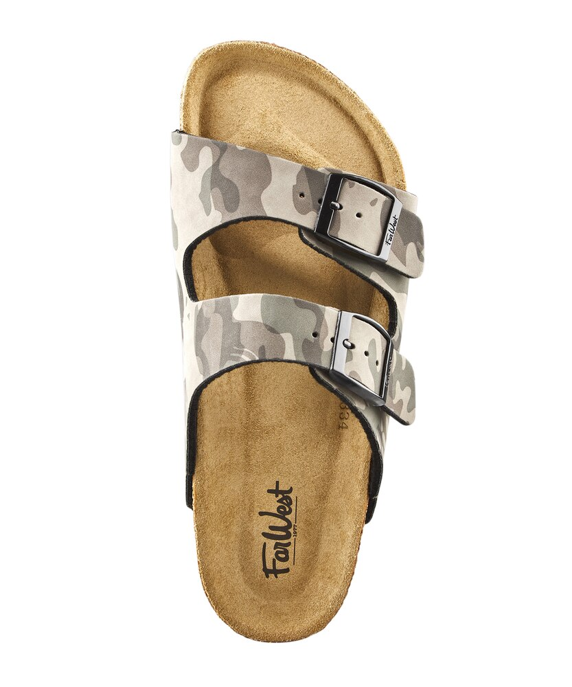 FarWest Boys' Youth Tofino 2 Strap Lighweight Sandals - Camo