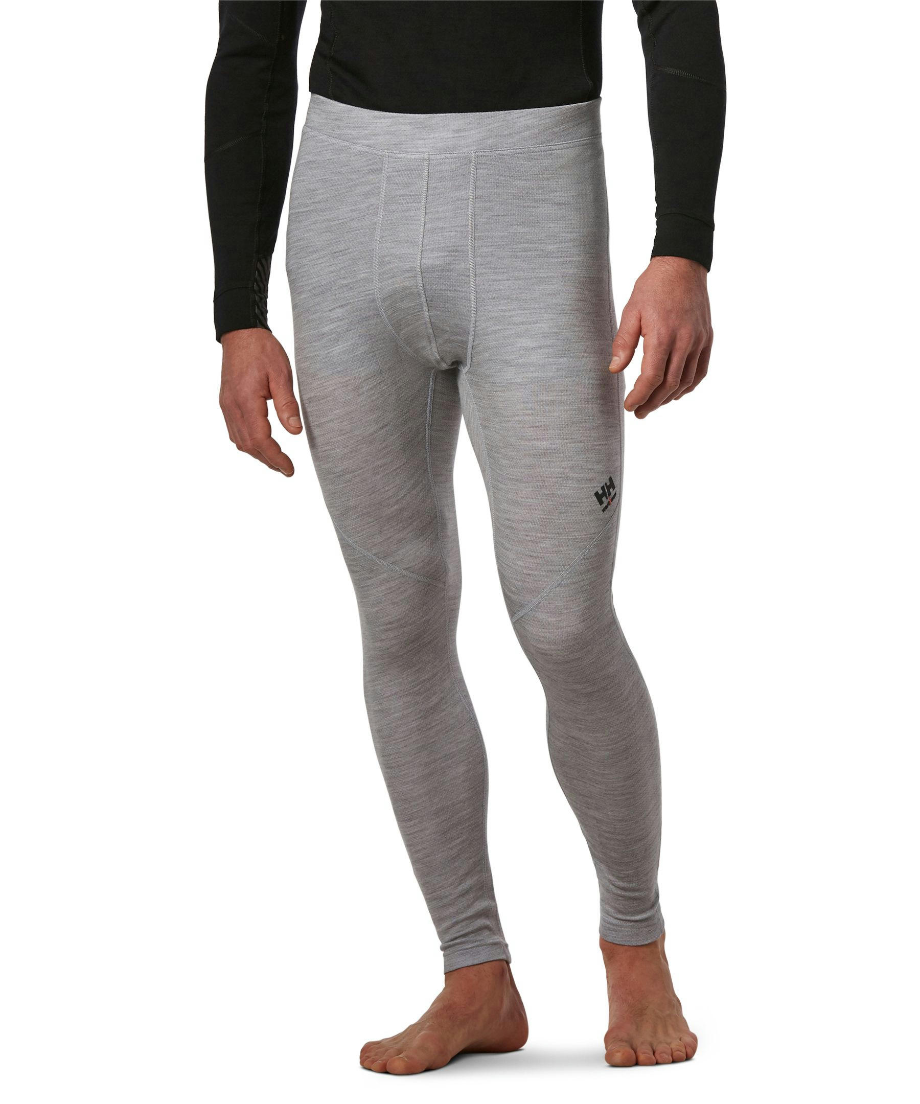Helly Hansen Workwear Men's Lifa Merino Thermal Base Layer Long Underwear Pants - Black
