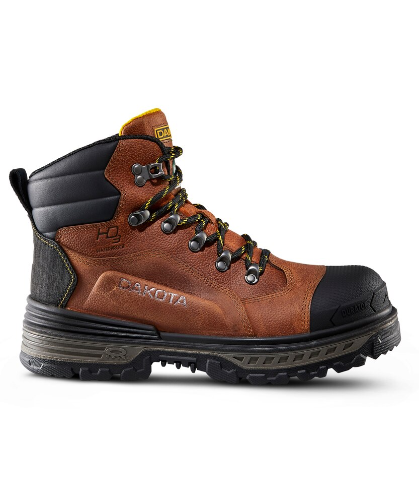 Dakota WorkPro Series Men's 6 Inch Composite Toe Composite Plate 6516 Hyper-Dri 3 Waterproof Safety Work Boots