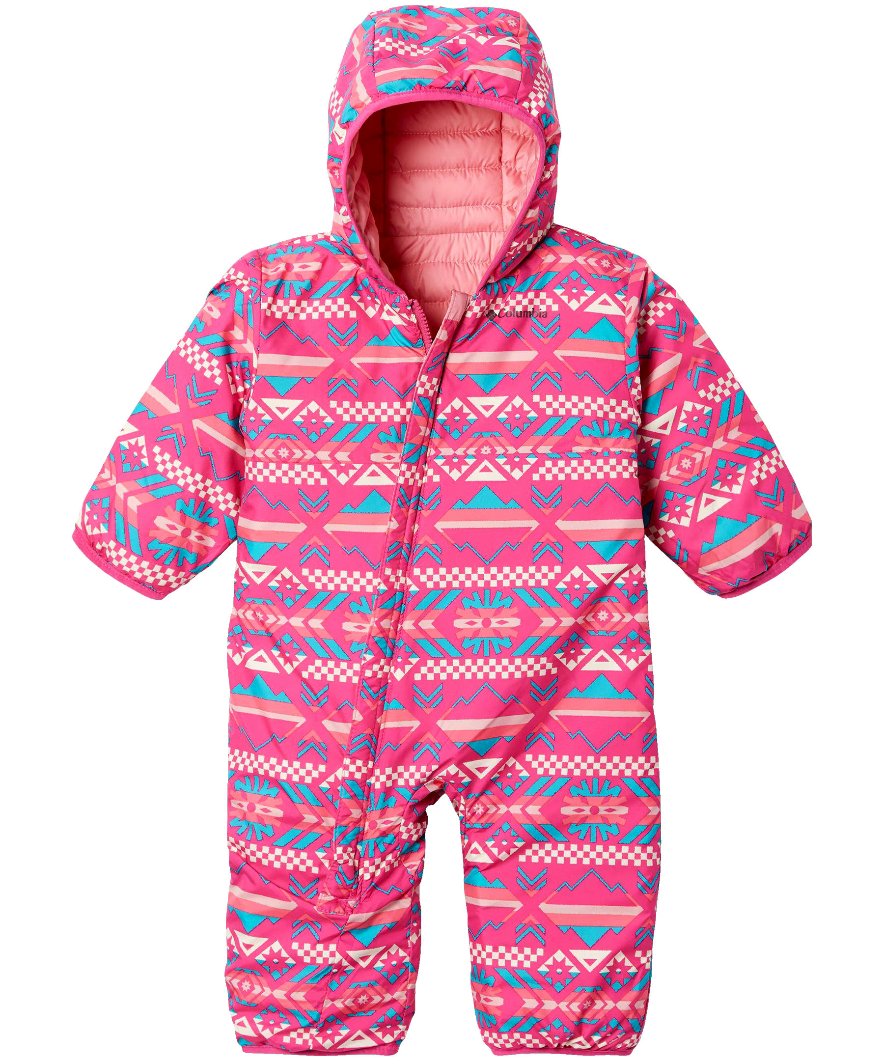 Columbia Baby Unisex 0-24 Months Water Resistant Powder Lite Reversible Bunting Bodysuit