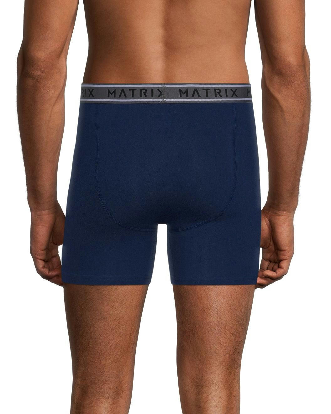 Matrix Men's 2 Pack Cotton Stretch Boxer Briefs Underwear