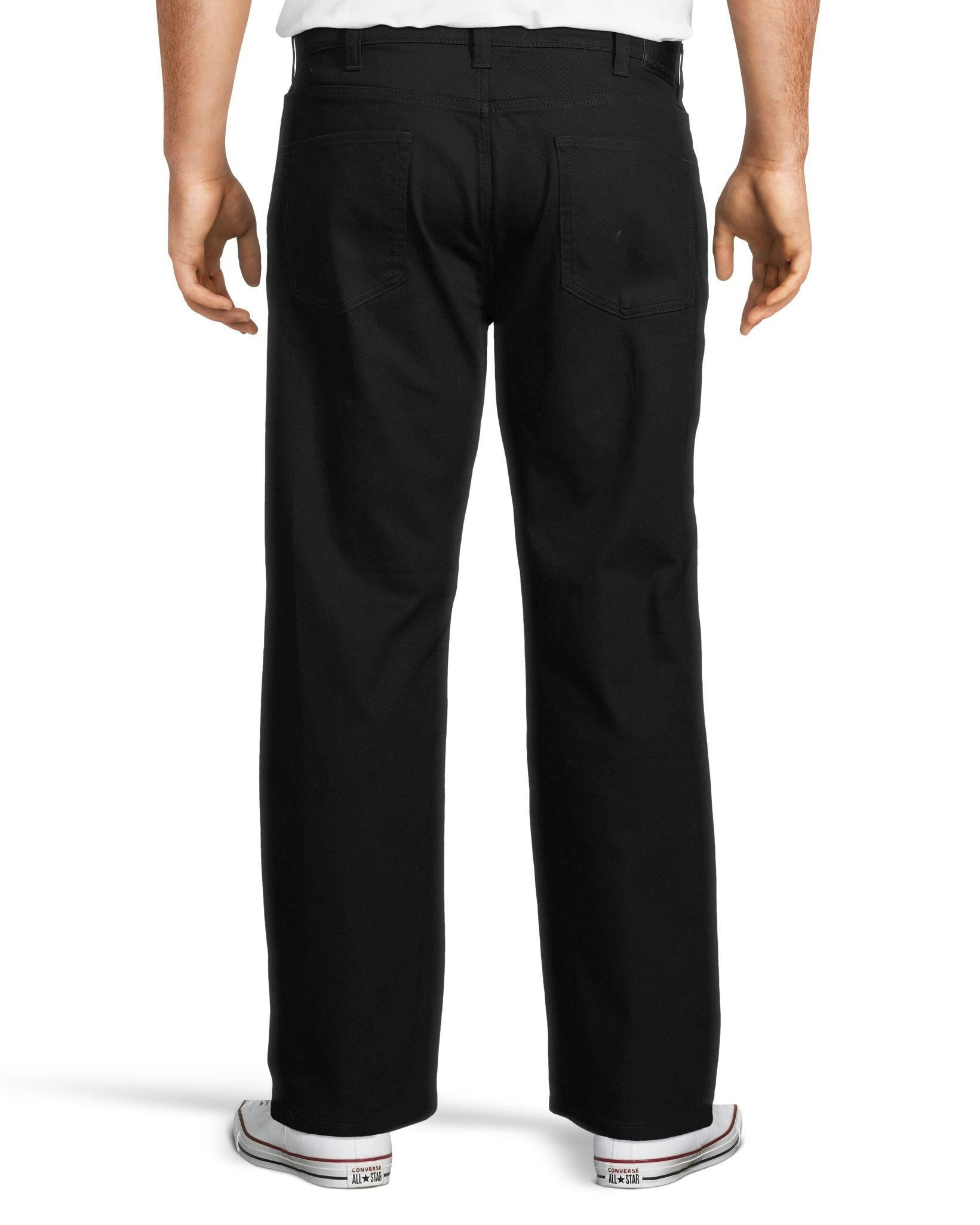 Denver Hayes Men's Value Stretch Straight Fit Jeans - Black