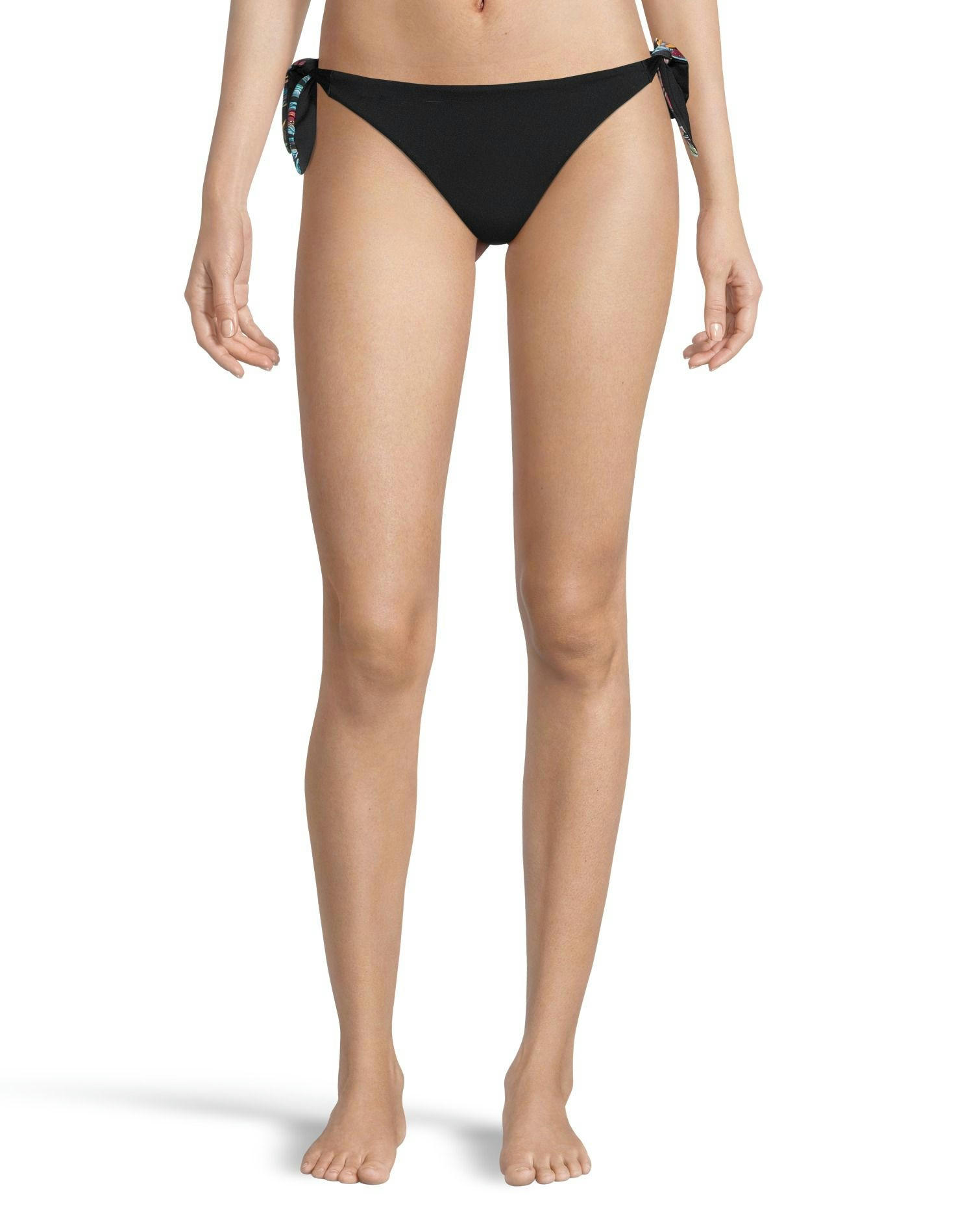 Women's Side Tie Reversible Bikini Swim Bottom